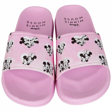 Disney Mickey and Minnie Sweethearts Women's Flip Flop Slides